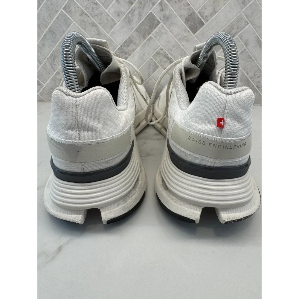 On Running Cloudnova Form Sneakers Shoes Womens Size 9.5 White Athletic Lace Up